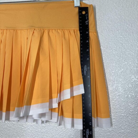 OFFLINE By Aerie Skort Womens Medium Orange Pleated Tennis Athletic Real Good - Picture 8 of 16
